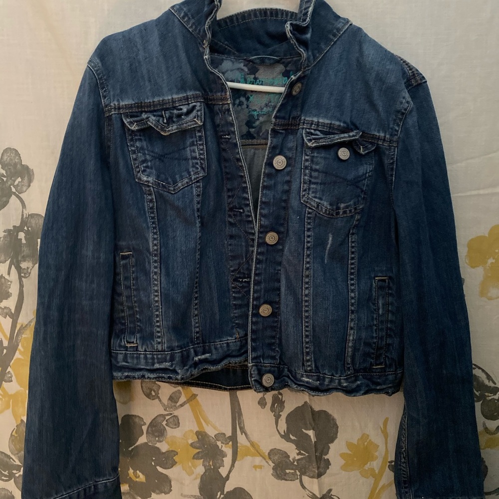 Aeropostale Blue Denim Jean Jacket size XL